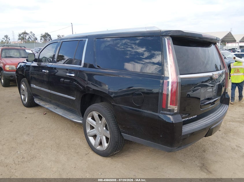 Vin: 1gys3hkj9jr368494, lot: 46163580, cadillac escalade esv luxury 20183