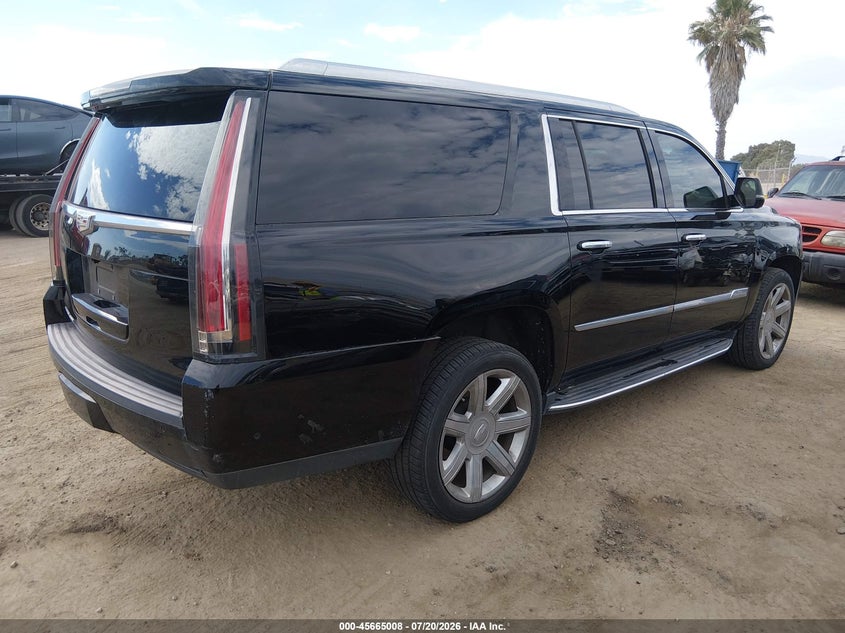 Vin: 1gys3hkj9jr368494, lot: 46163580, cadillac escalade esv luxury 20184