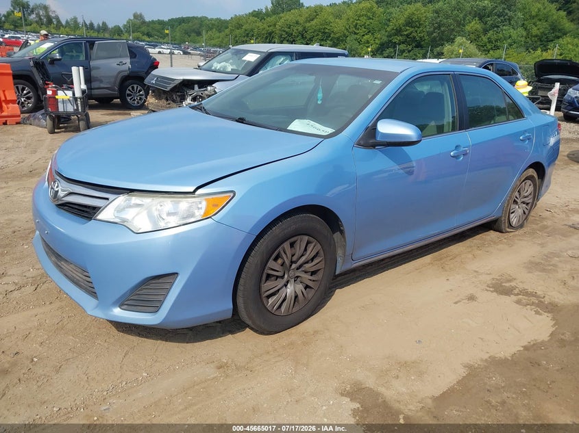 2012 TOYOTA CAMRY SEDAN 2.5L I-4 DOHC, VVT, 173HP