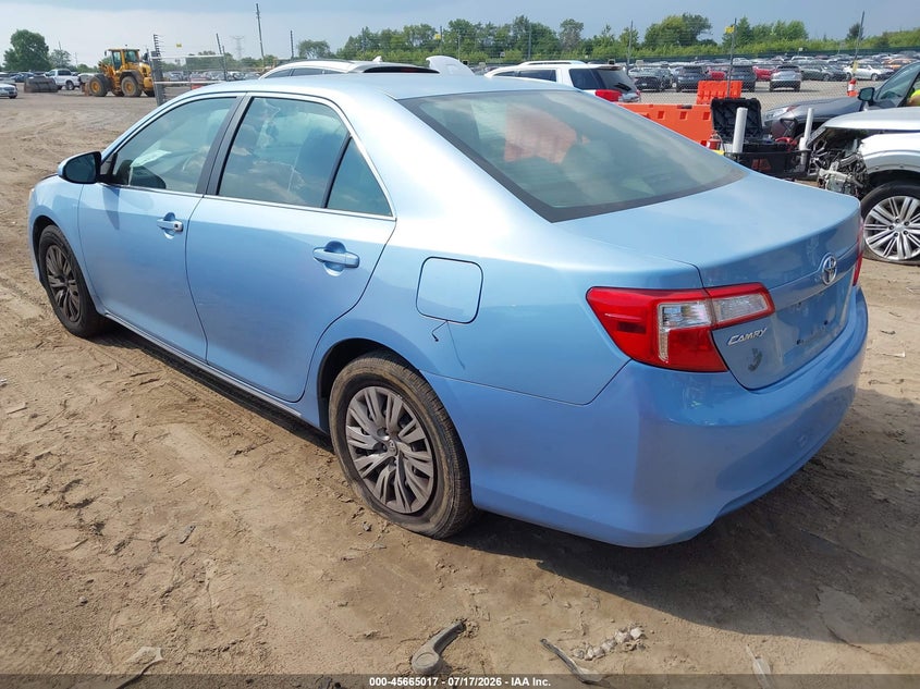 2012 TOYOTA CAMRY SEDAN 2.5L I-4 DOHC, VVT, 173HP