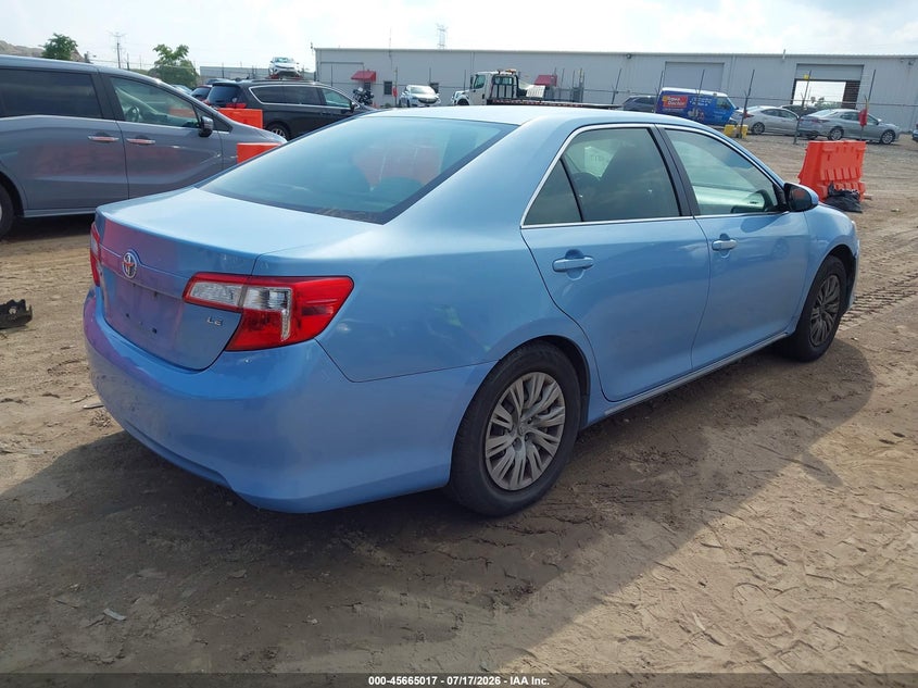 2012 TOYOTA CAMRY SEDAN 2.5L I-4 DOHC, VVT, 173HP