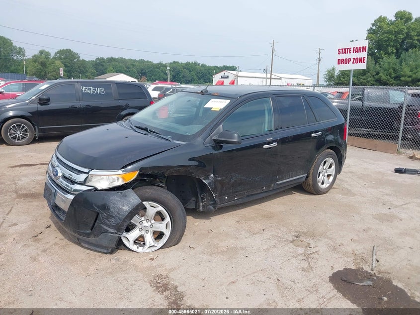 Vin: 2fmdk4jc1bba91613, lot: 46163593, ford edge sel 20112