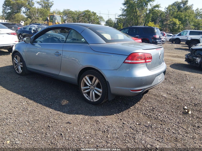 Vin: wvwfw8ah6fv000768, lot: 46163601, volkswagen eos executive edition 20153