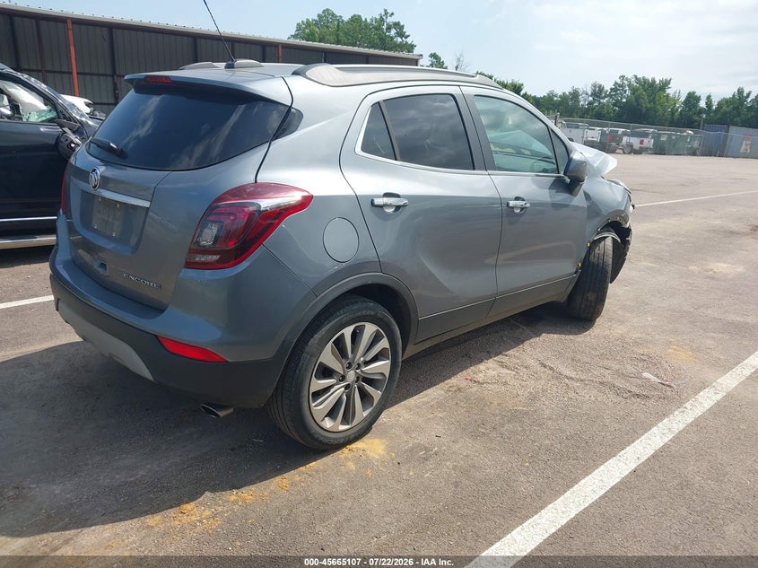 Vin: kl4cjasb8lb051201, lot: 46163679, buick encore fwd preferred 20204