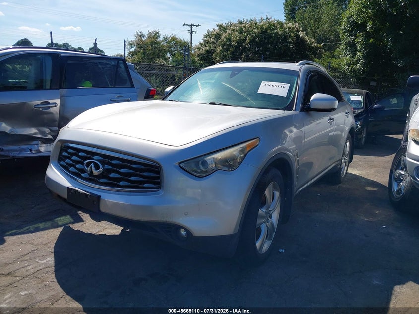 Vin: jn8as1mw7am851195, lot: 46163682, infiniti fx35 20102
