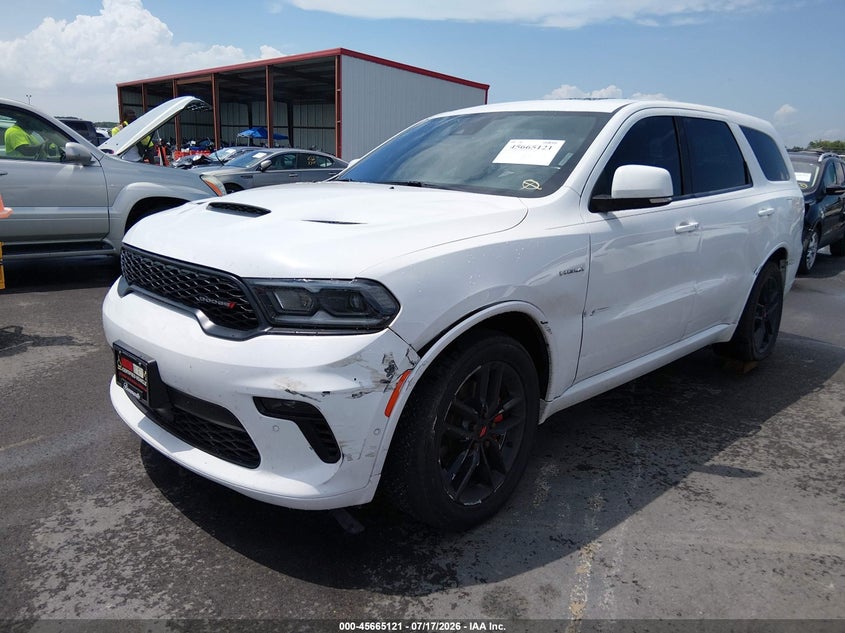Vin: 1c4sdjct9nc189648, lot: 46163693, dodge durango r/t plus awd 20222