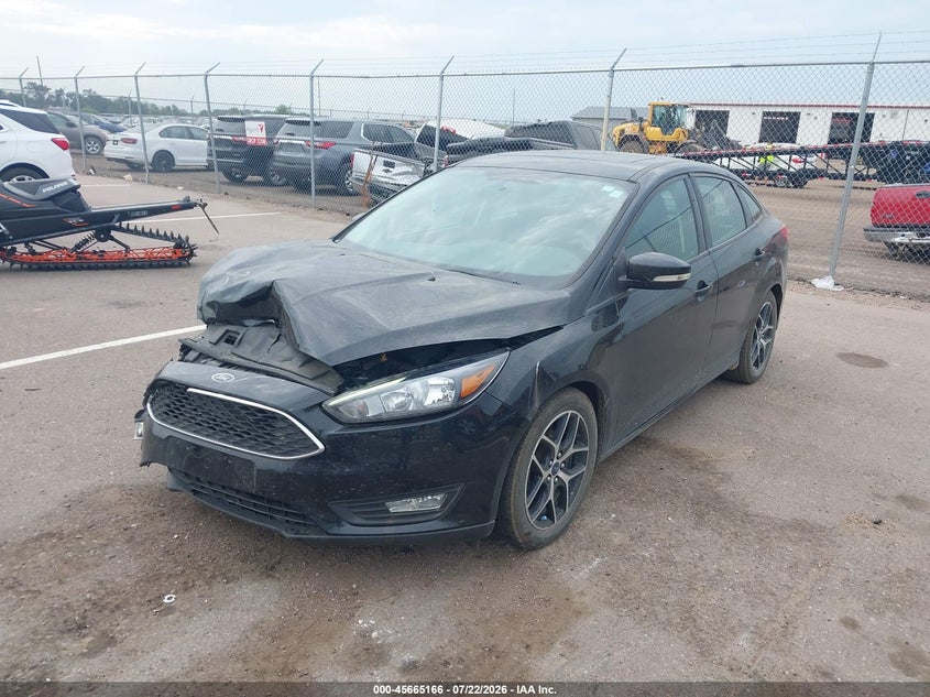Vin: 1fadp3h2xhl237423, lot: 46163738, ford focus sel 20172