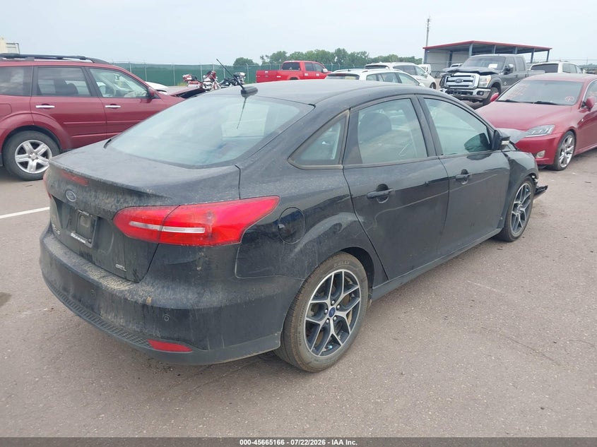 Vin: 1fadp3h2xhl237423, lot: 46163738, ford focus sel 20174