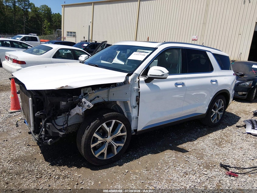 2021 Hyundai Palisade Sel VIN: KM8R34HE1MU195803 Lot: 45665188