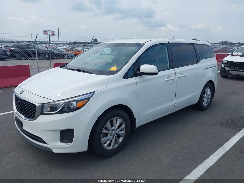 Vin: kndmb5c15h6307508, lot: 46163791, kia sedona lx 20172
