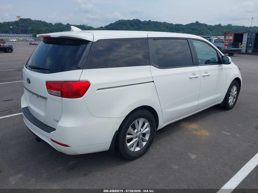 Vin: kndmb5c15h6307508, lot: 46163791, kia sedona lx 20174