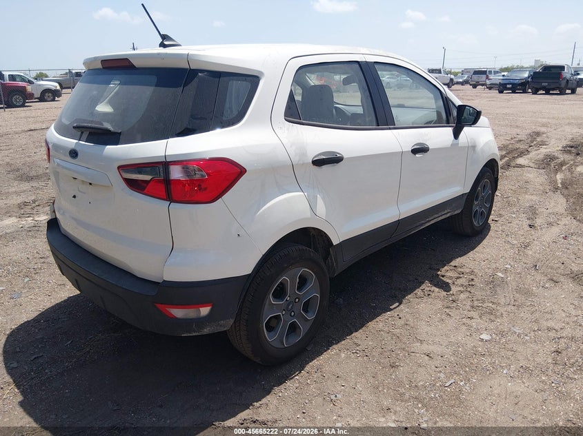 Vin: maj6s3fl8nc467007, lot: 46163796, ford ecosport s 20224