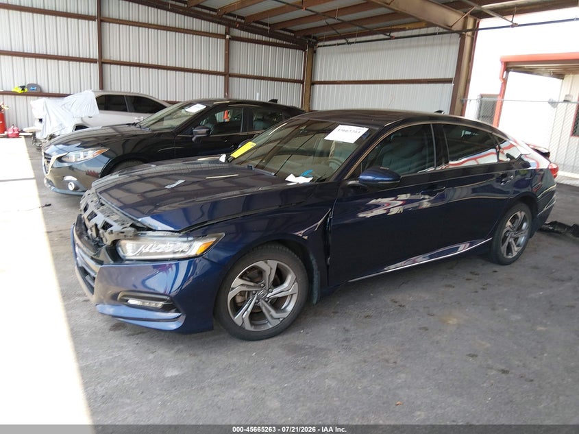 2018 Honda Accord Ex-L, Front End, IAAI, VIN 1HGCV1F54JA089866 — photo 2