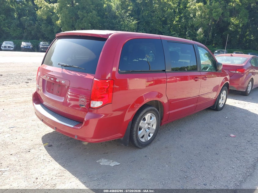 Vin: 2c4rdgbg0cr256874, lot: 46163867, dodge grand caravan se/avp 20124