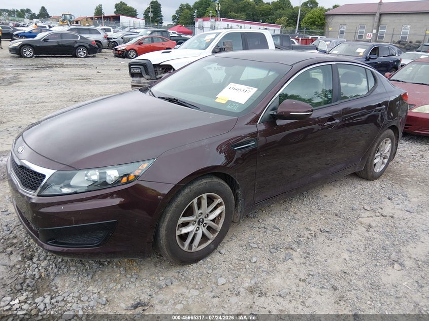 Vin: knagm4a78b5171412, lot: 46163889, kia optima lx 20112