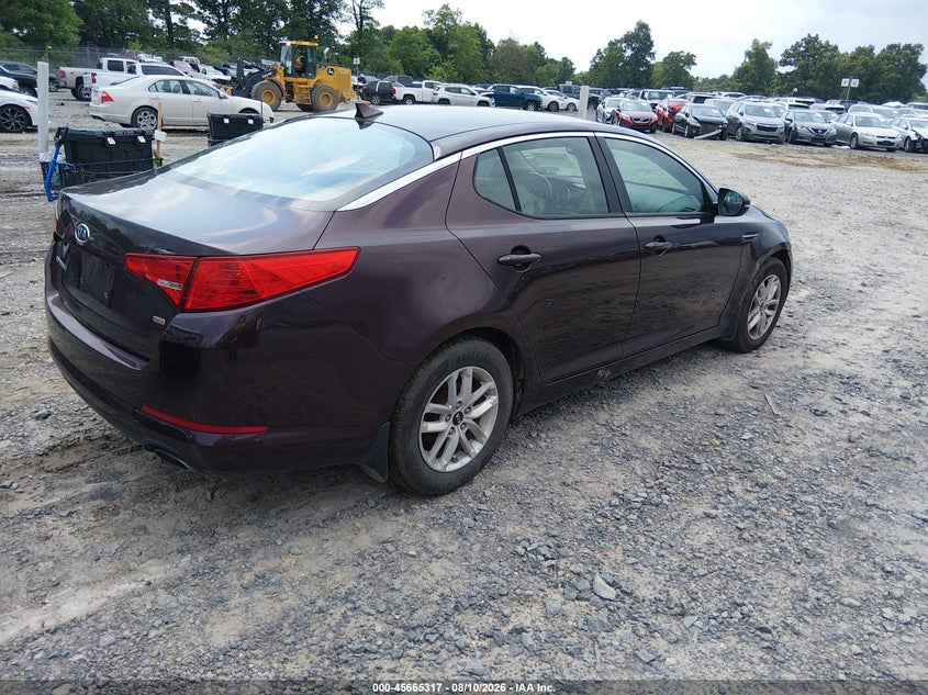 Vin: knagm4a78b5171412, lot: 46163889, kia optima lx 20114