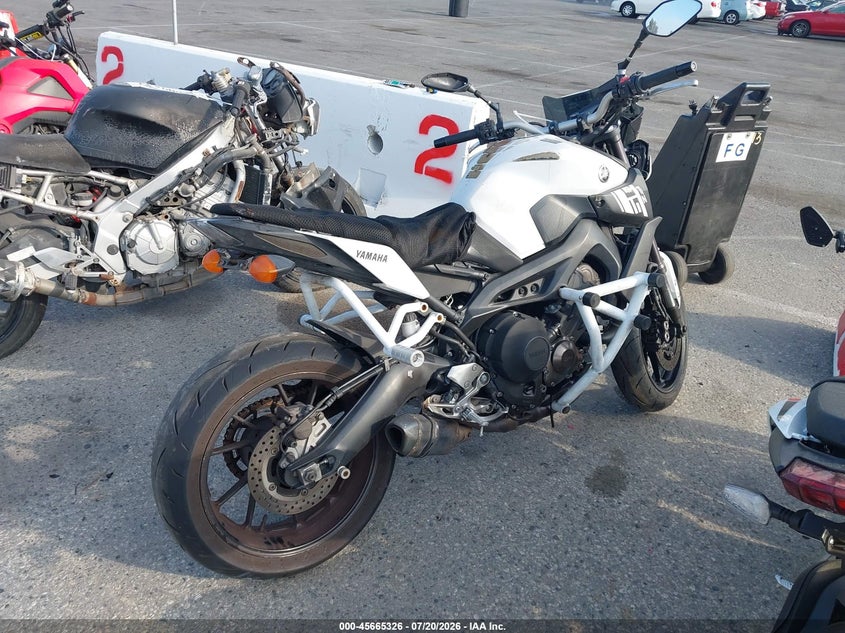 2017 Yamaha Fz09 C VIN: JYARN53Y5HA000536 Lot: 45665326