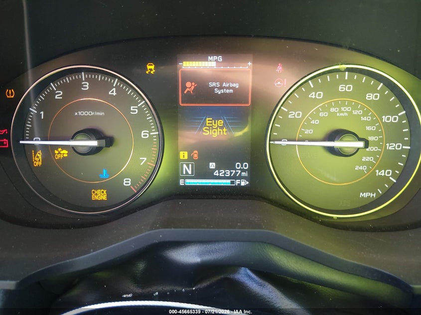 2019 Subaru Crosstrek 2.0I Premium VIN: JF2GTAEC0K8276425 Lot: 45665339