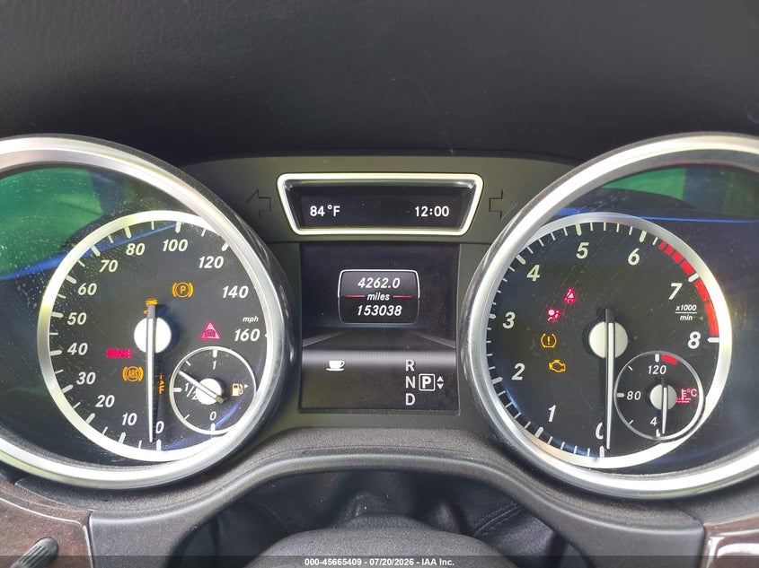 2013 Mercedes-Benz Ml 350 VIN: 4JGDA5JB8DA205914 Lot: 45665409