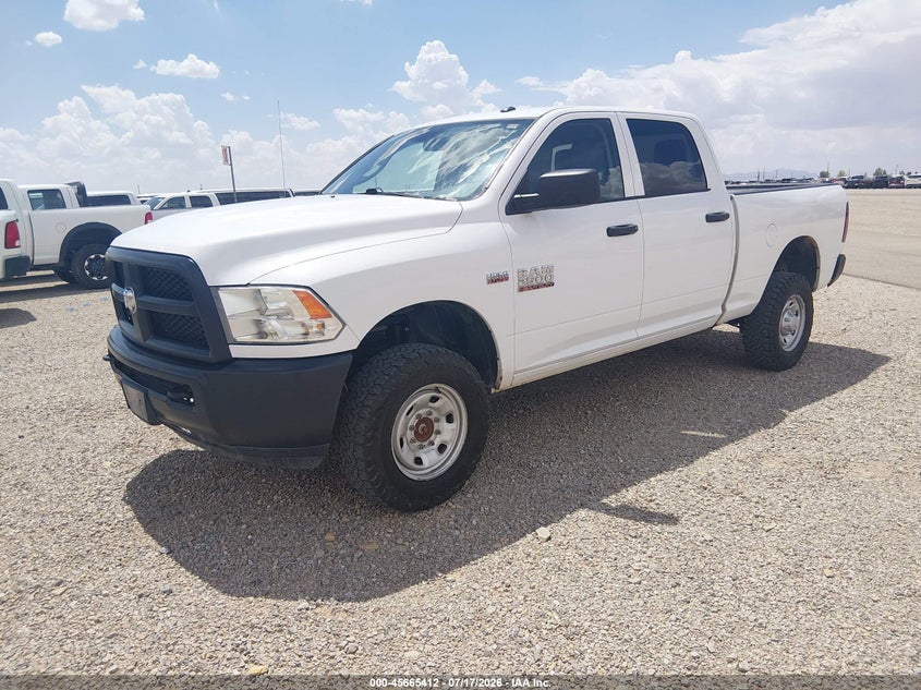 Vin: 3c6tr5ct4jg306712, lot: 46163984, ram 2500 tradesman  4x4 6'4 box 20182