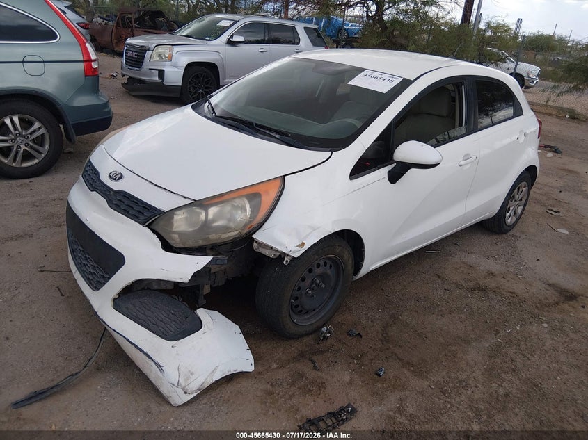 Vin: knadm5a30d6151657, lot: 46164002, kia rio lx 20132