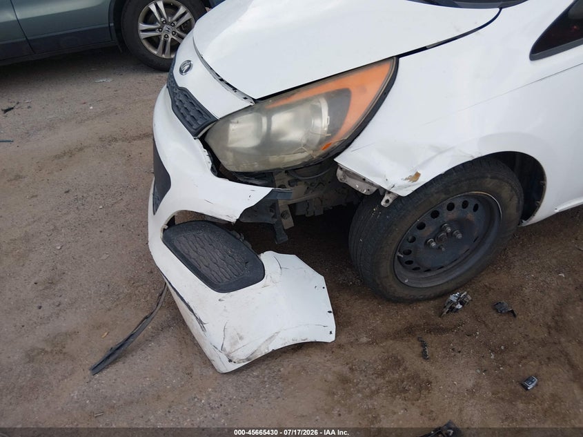 2013 Kia Rio Lx VIN: KNADM5A30D6151657 Lot: 45665430