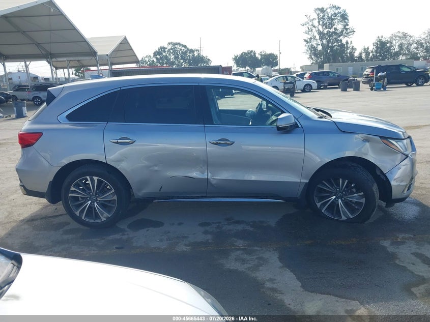 2019 Acura Mdx Tech Pkg VIN: 5J8YD4H57KL023874 Lot: 45665443