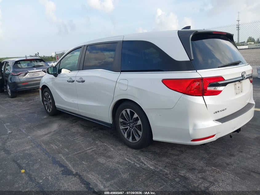 Vin: 5fnrl6h74mb015773, lot: 46164039, honda odyssey ex-l 20213