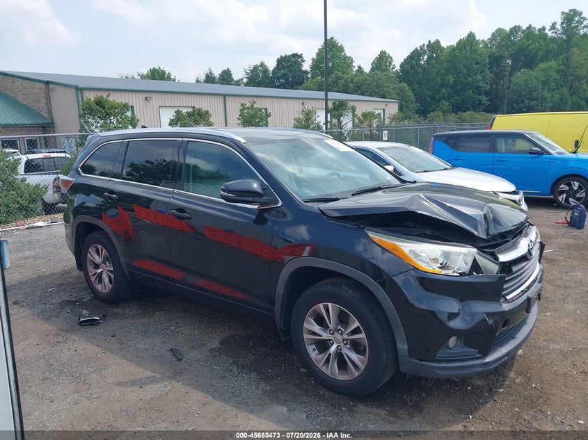 2014 TOYOTA HIGHLANDER XLE V6