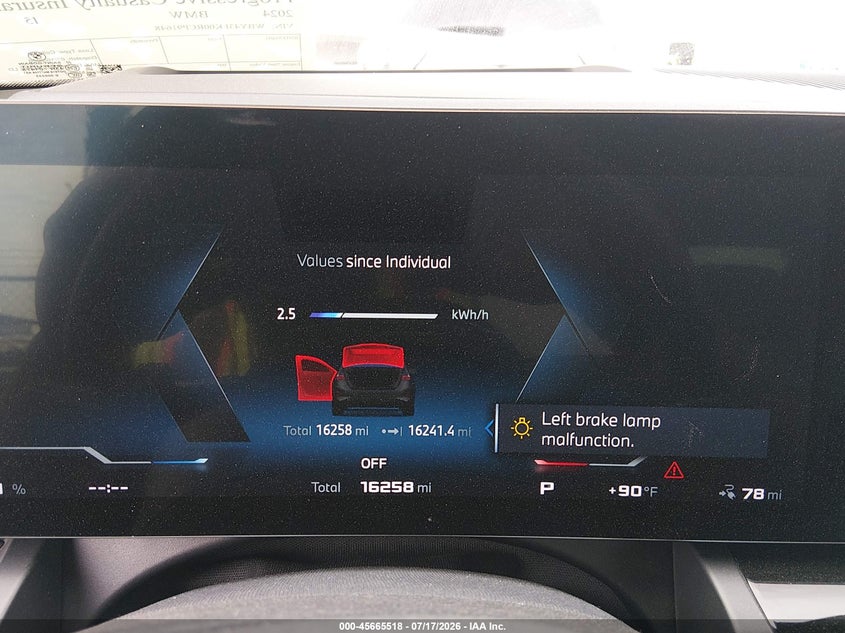 2024 BMW I5 auction photo 7
