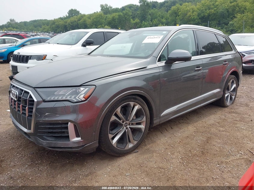 2021 Audi Q7 Prestige 55 Tfsi Quattro Tiptronic VIN: WA1VXAF74MD015394 Lot: 45665533