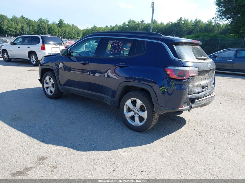 Vin: 3c4njdbbxjt290678, lot: 46164153, jeep compass latitude 4x4 20183
