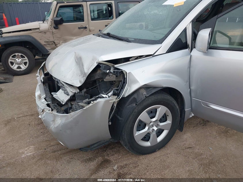 2007 Nissan Quest 3.5 S VIN: 5N1BV28U87N125978 Lot: 45665584