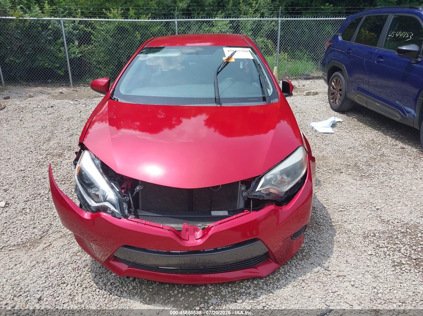 2016 Toyota Corolla Le VIN: 5YFBURHE0GP438972 Lot: 45665588