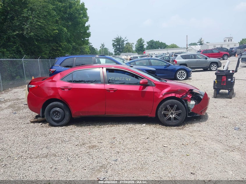 2016 Toyota Corolla Le VIN: 5YFBURHE0GP438972 Lot: 45665588