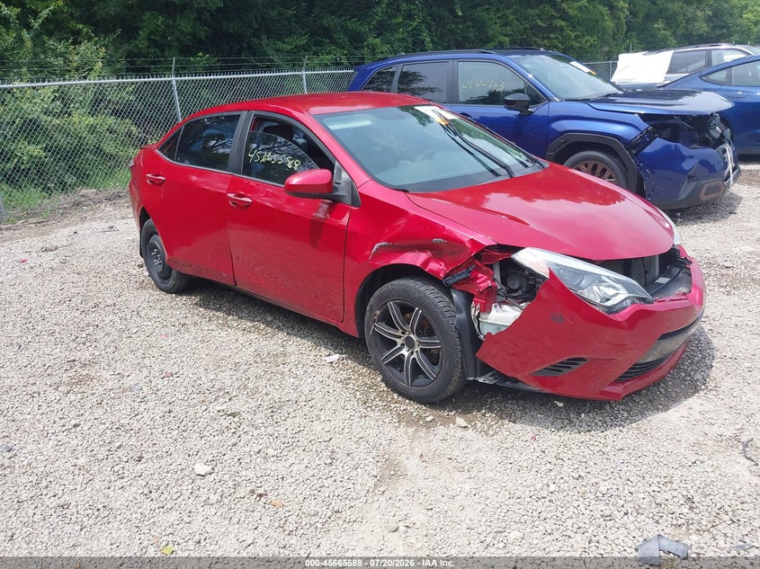 2016 Toyota Corolla Le VIN: 5YFBURHE0GP438972 Lot: 45665588
