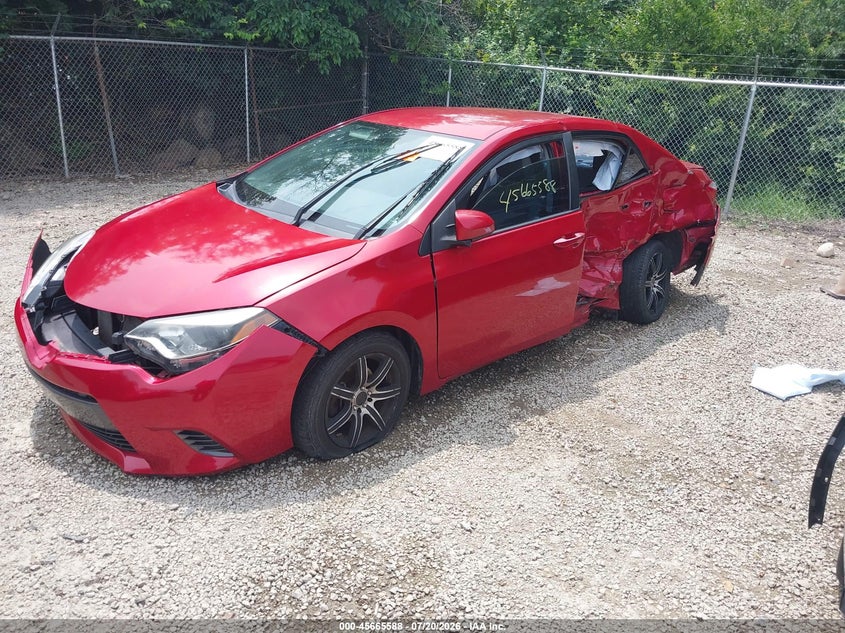 2016 Toyota Corolla Le VIN: 5YFBURHE0GP438972 Lot: 45665588