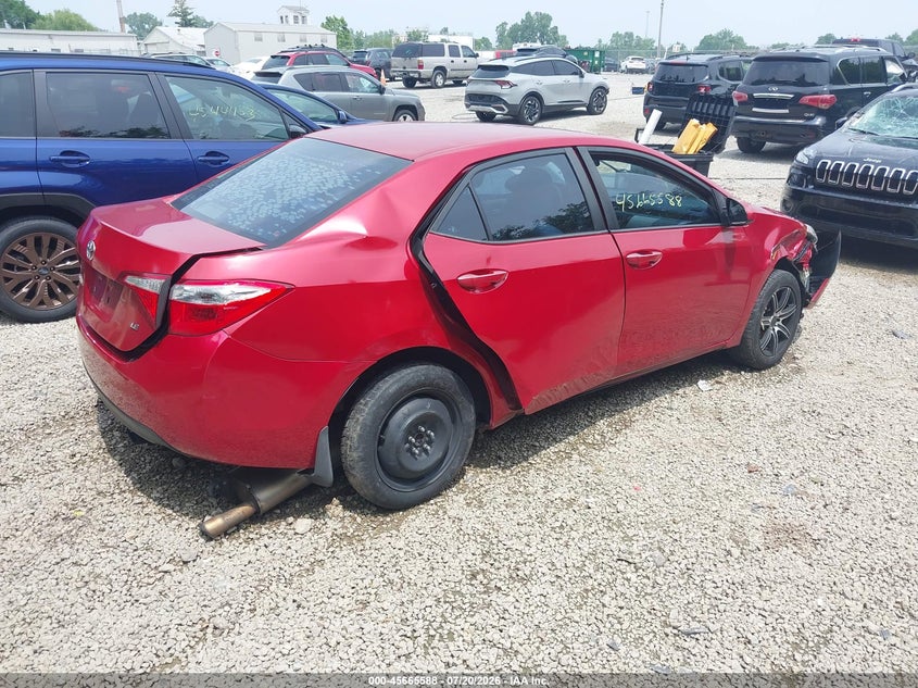 2016 Toyota Corolla Le VIN: 5YFBURHE0GP438972 Lot: 45665588