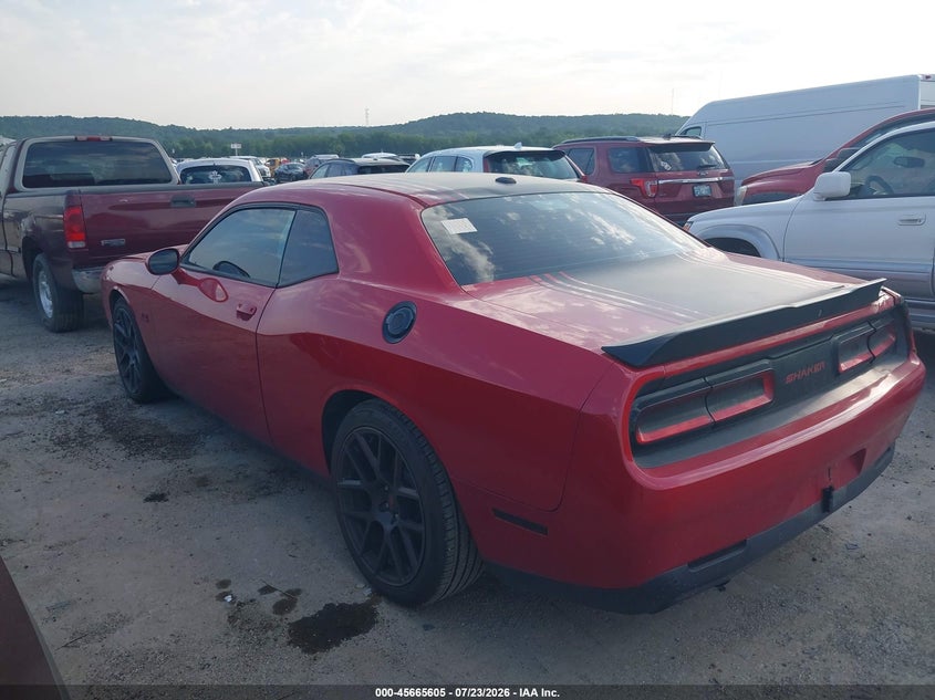 Vin: 2c3cdzbt8hh640031, lot: 46164177, dodge challenger r/t shaker 20173