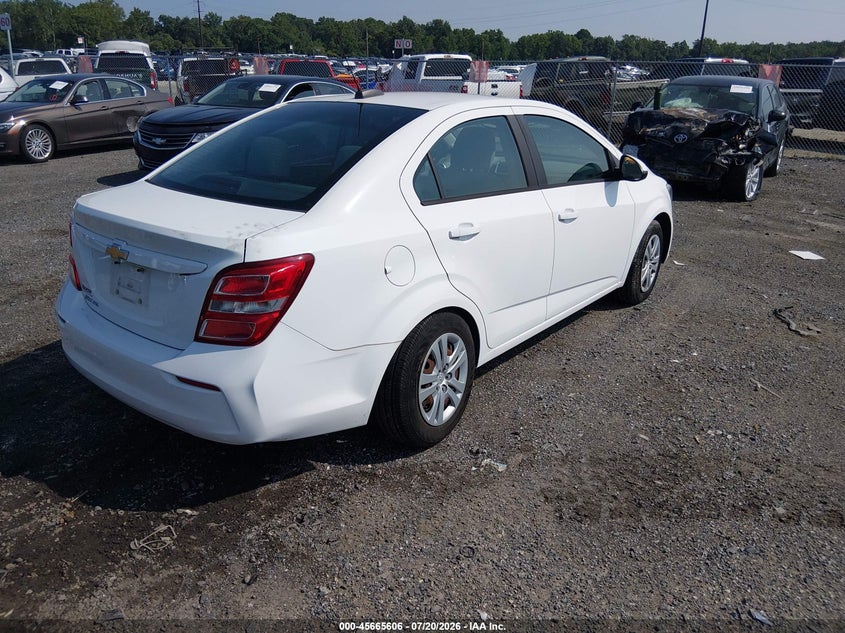 Vin: 1g1jb5sgxh4177271, lot: 46164178, chevrolet sonic ls auto 20174