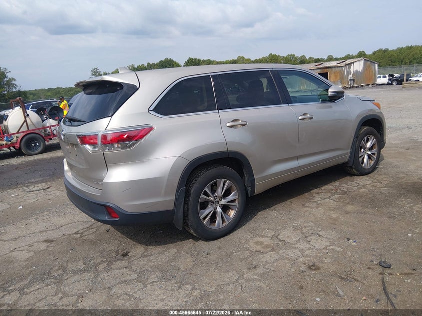 Vin: 5tdbkrfh0gs268221, lot: 46164217, toyota highlander le plus v6 20164