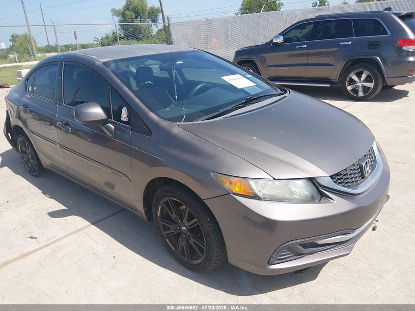 2013 HONDA CIVIC SEDAN 1.8L I-4 VVT, 140HP