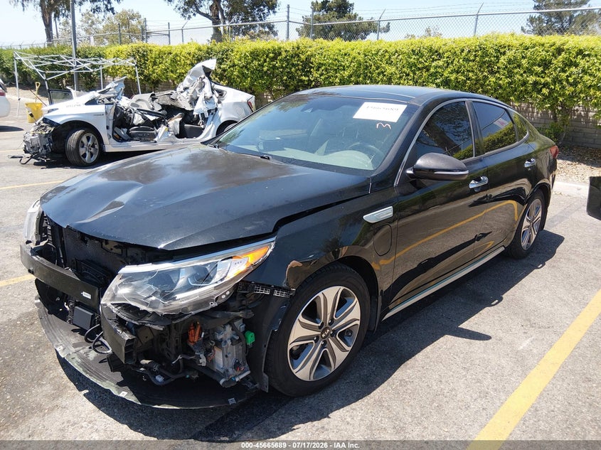 Vin: knagv4ld3h5009471, lot: 46164261, kia optima plug-in hybrid ex 20172