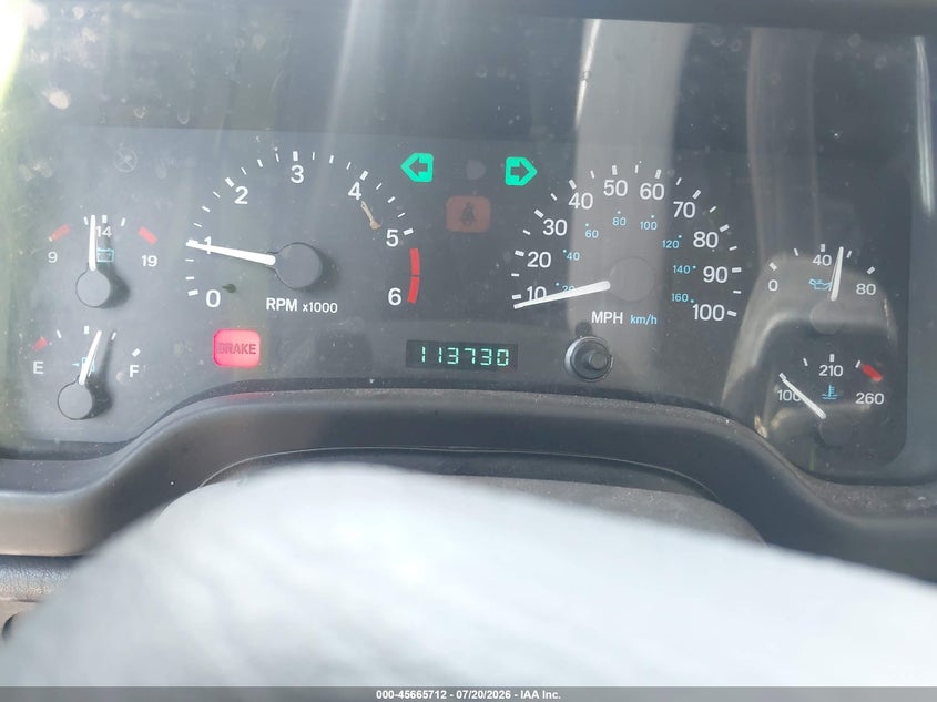 1999 Jeep Wrangler Se VIN: 1J4FY29P1XP440058 Lot: 45665712