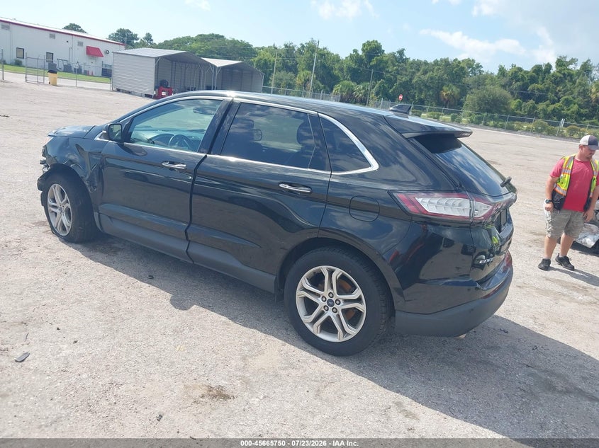 Vin: 2fmtk4k94fbb47970, lot: 46164322, ford edge titanium 20153