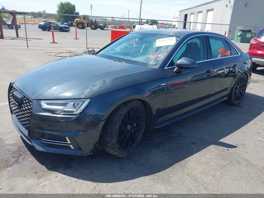 Vin: wauenaf44hn066280, lot: 46164333, audi a4 3.0t premium plus 20172