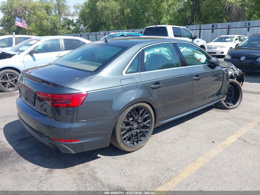 Vin: wauenaf44hn066280, lot: 46164333, audi a4 3.0t premium plus 20174