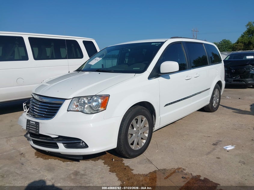 Vin: 2c4rc1bg4fr520490, lot: 46164334, chrysler town & country touring 20152