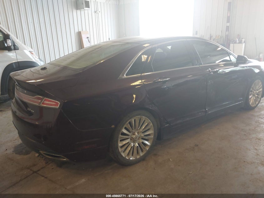 2013 LINCOLN MKZ auction photo 4