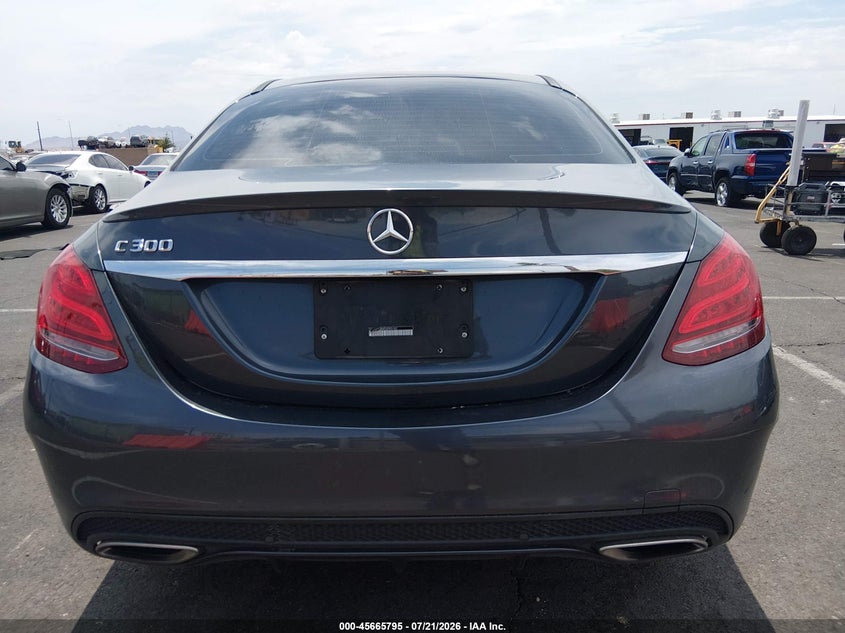 2015 Mercedes-Benz C 300 Sport VIN: 55SWF4JB6FU090182 Lot: 45665795